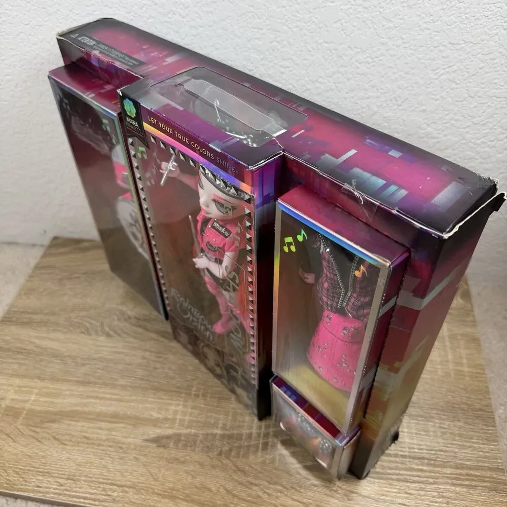 Rainbow High Shadow High Mara Pinkett Doll Rainbow Vision Drummer New in Box